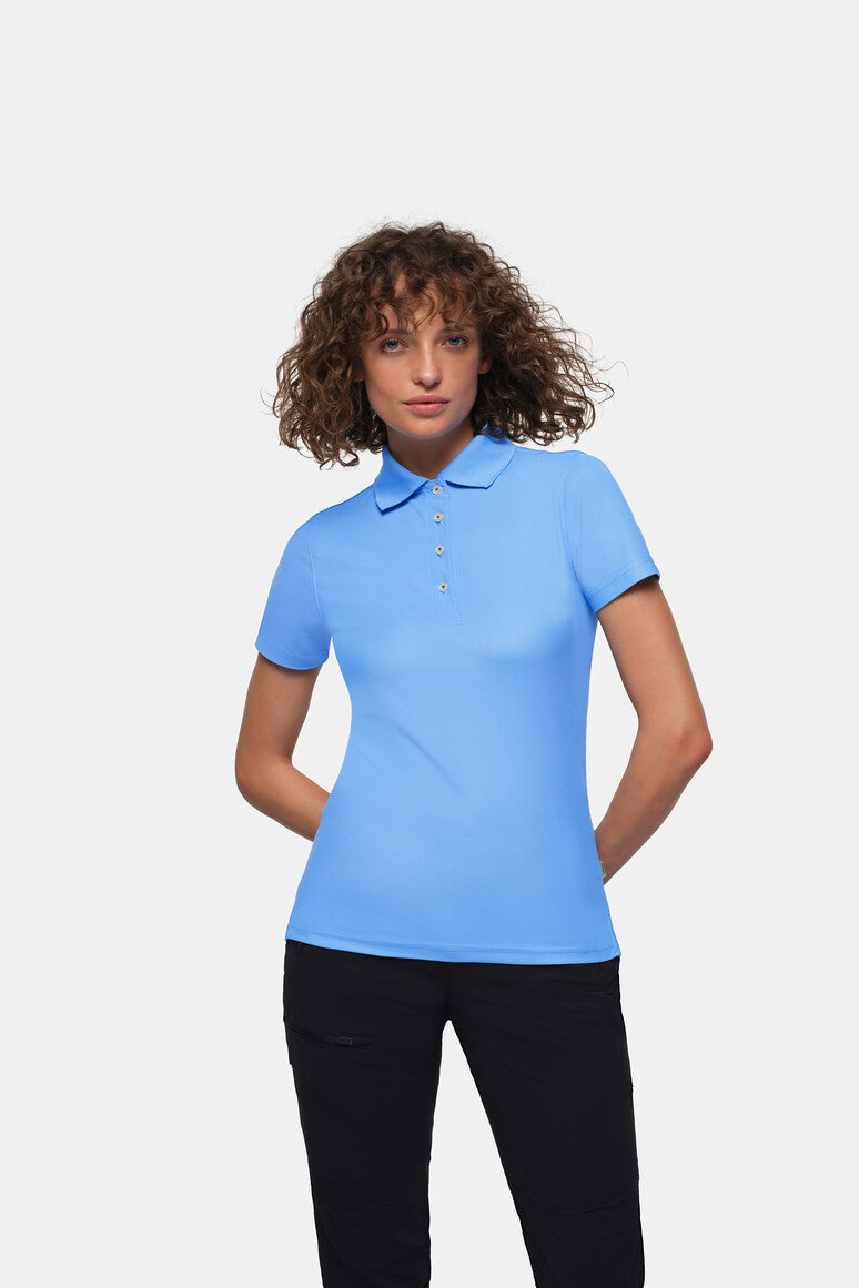 HAKRO Damen Poloshirt COOLMAX® - Malibublau - 5