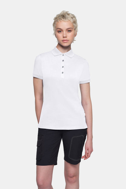 HAKRO COTTON TEC® Damen Poloshirt - Weiß - 5