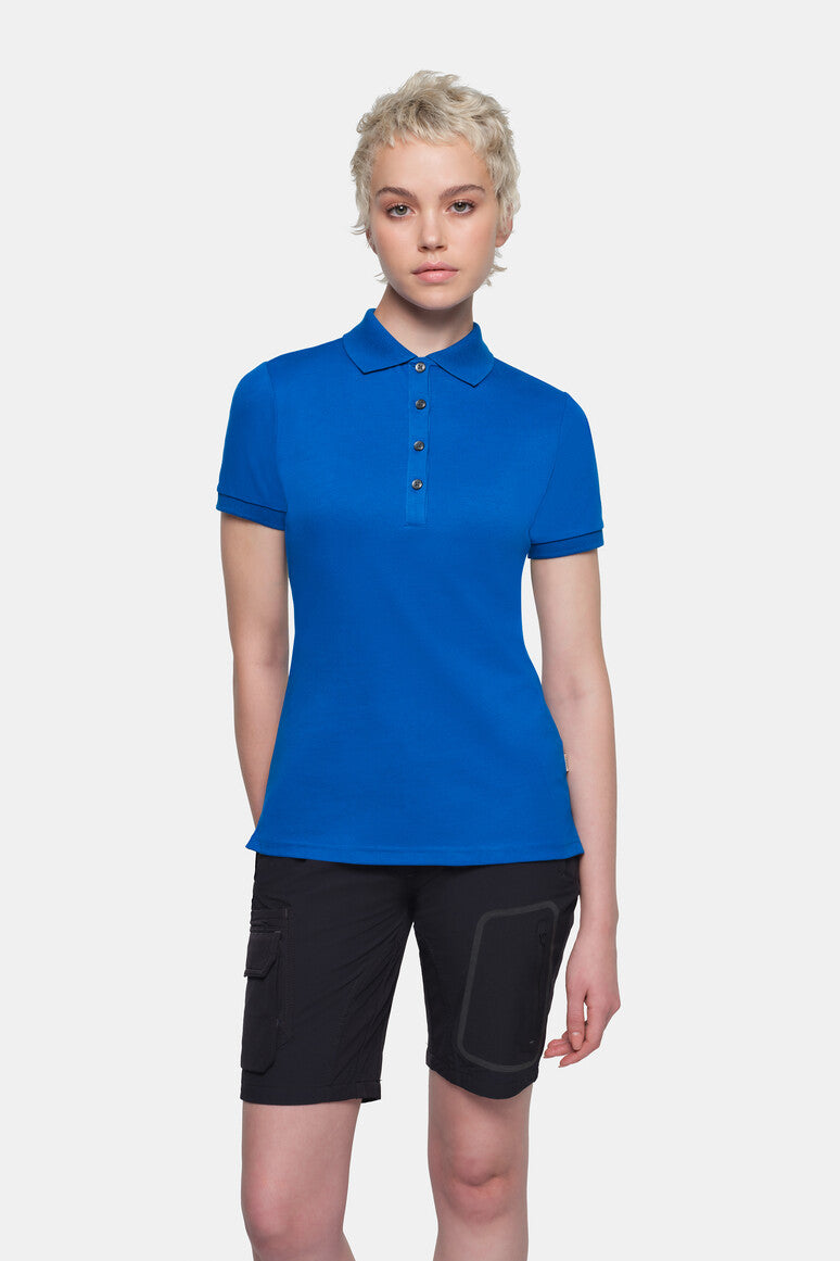 HAKRO COTTON TEC® Damen Poloshirt - Royalblau - 5