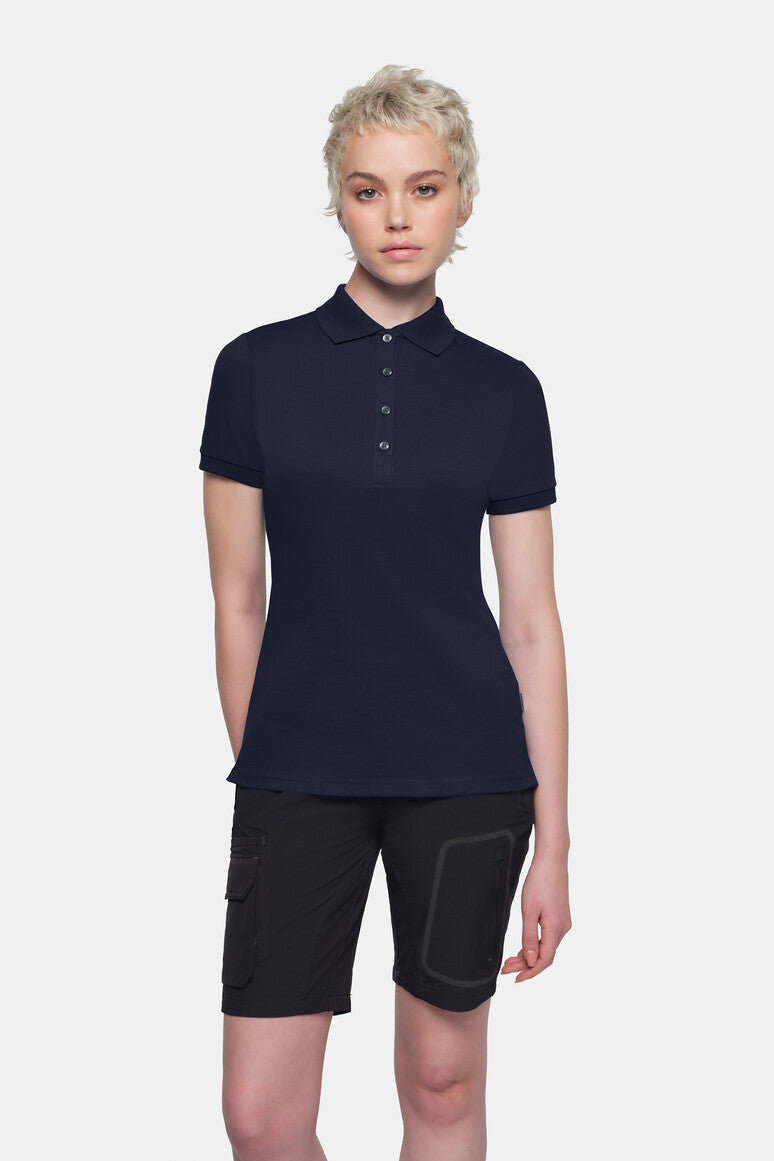 HAKRO COTTON TEC® Damen Poloshirt - Tinte - 5