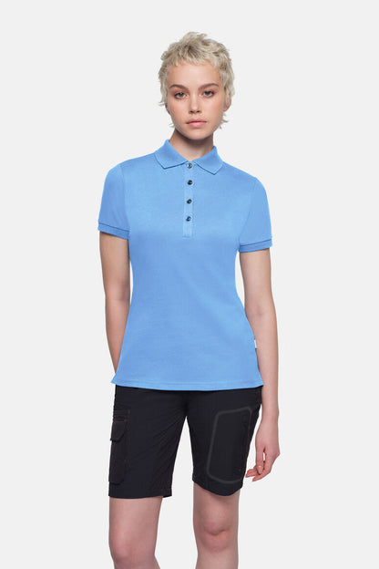 HAKRO COTTON TEC® Damen Poloshirt - Malibublau - 5