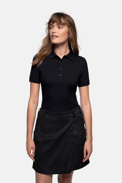 HAKRO Damen Poloshirt MIKRALINAR® - Schwarz - 5