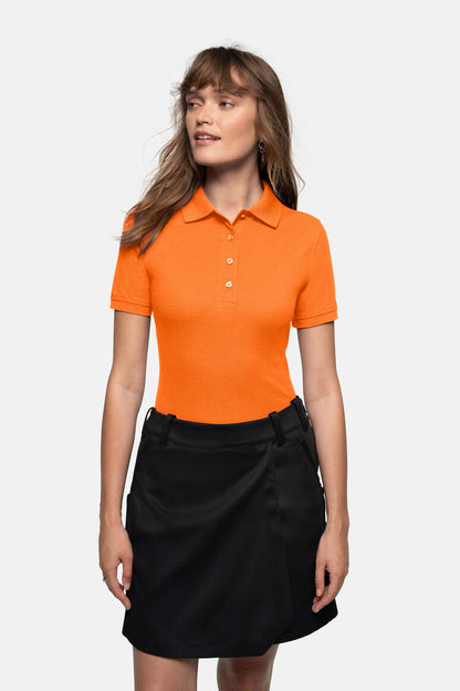 HAKRO Damen Poloshirt MIKRALINAR® - Orange - 5