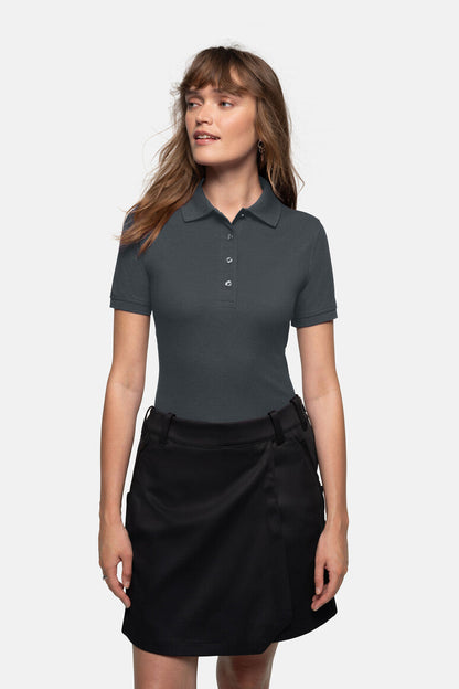 HAKRO Damen Poloshirt MIKRALINAR® - Anthrazit - 5