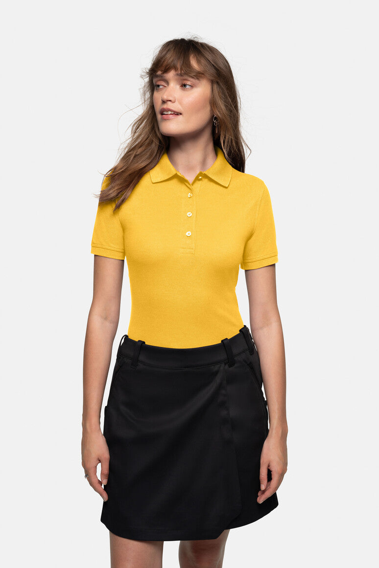HAKRO Damen Poloshirt MIKRALINAR® - Sonne - 5