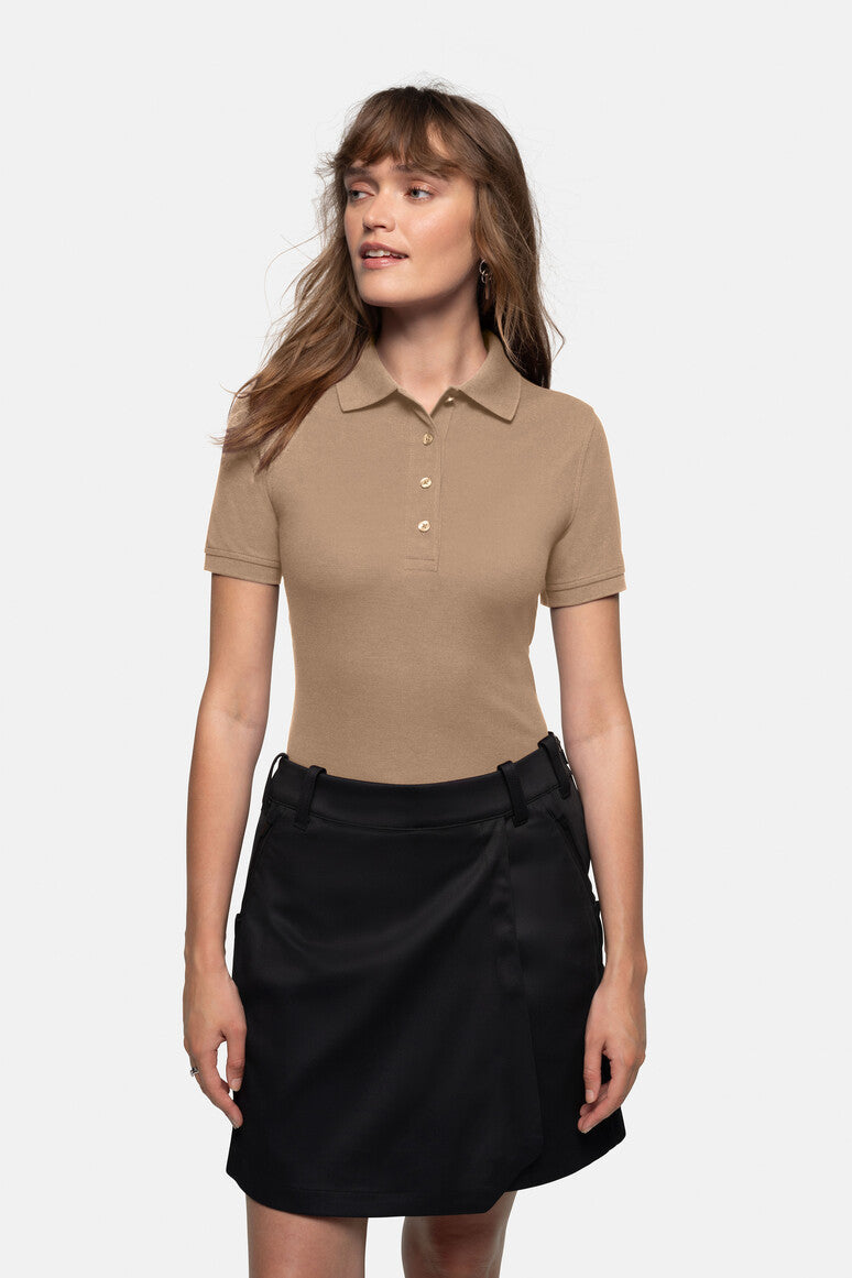 HAKRO Damen Poloshirt MIKRALINAR® - Khaki - 5