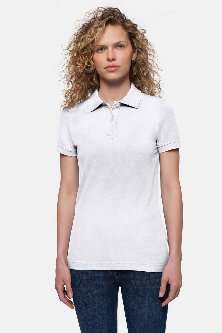 HAKRO Damen Poloshirt Top - Weiß - 5