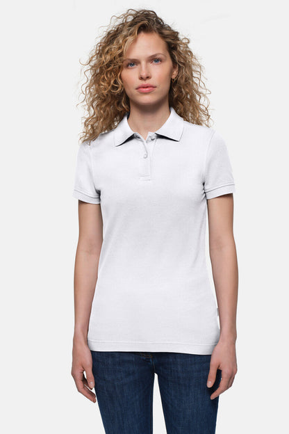 HAKRO Damen Poloshirt Top - Weiß - 5