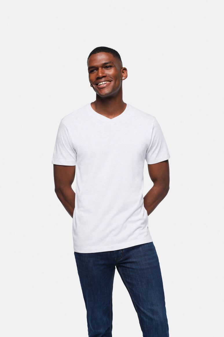 HAKRO V-Shirt Classic - Weiß - 5