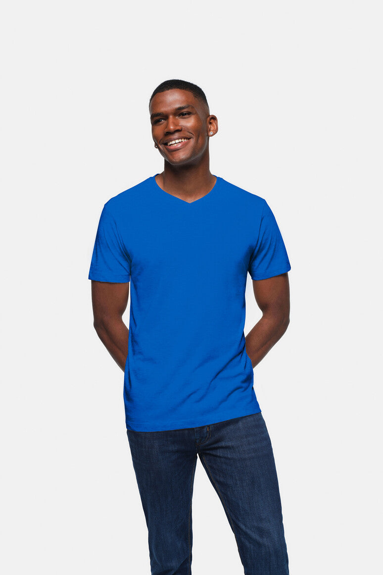 HAKRO V-Shirt Classic - Royalblau - 5