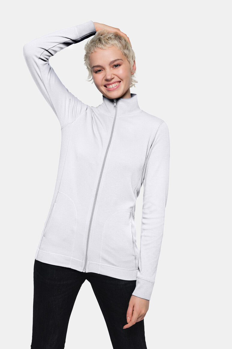 HAKRO Damen Interlockjacke - Weiß - 5
