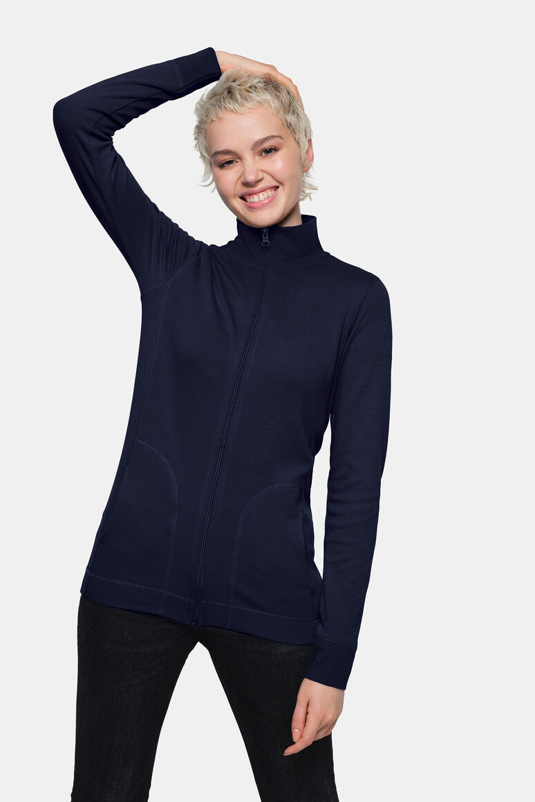 HAKRO Damen Interlockjacke - Tinte - 5