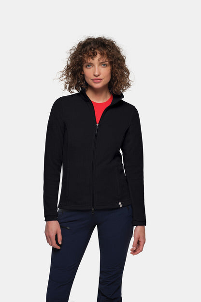 HAKRO Damen Fleecejacke ECO - Schwarz - 5