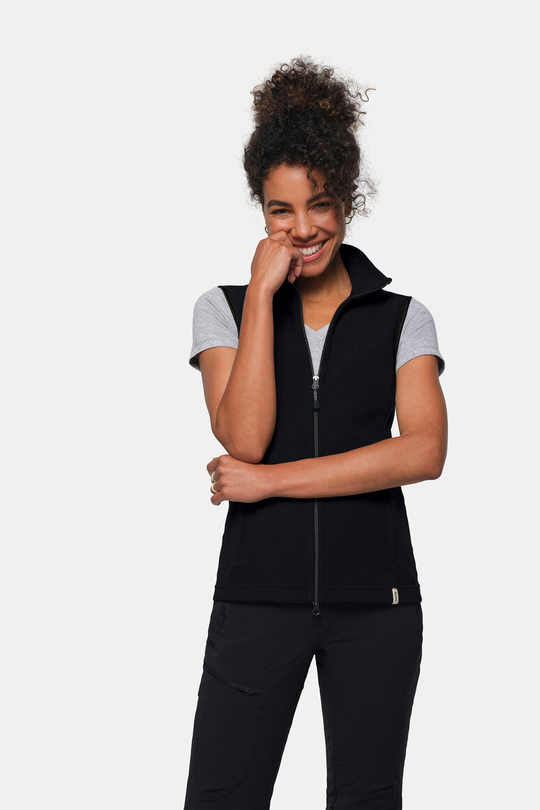 HAKRO Damen Fleeceweste ECO - Schwarz - 5