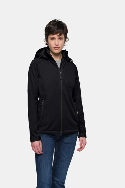 HAKRO Damen Softshelljacke - Schwarz - 5