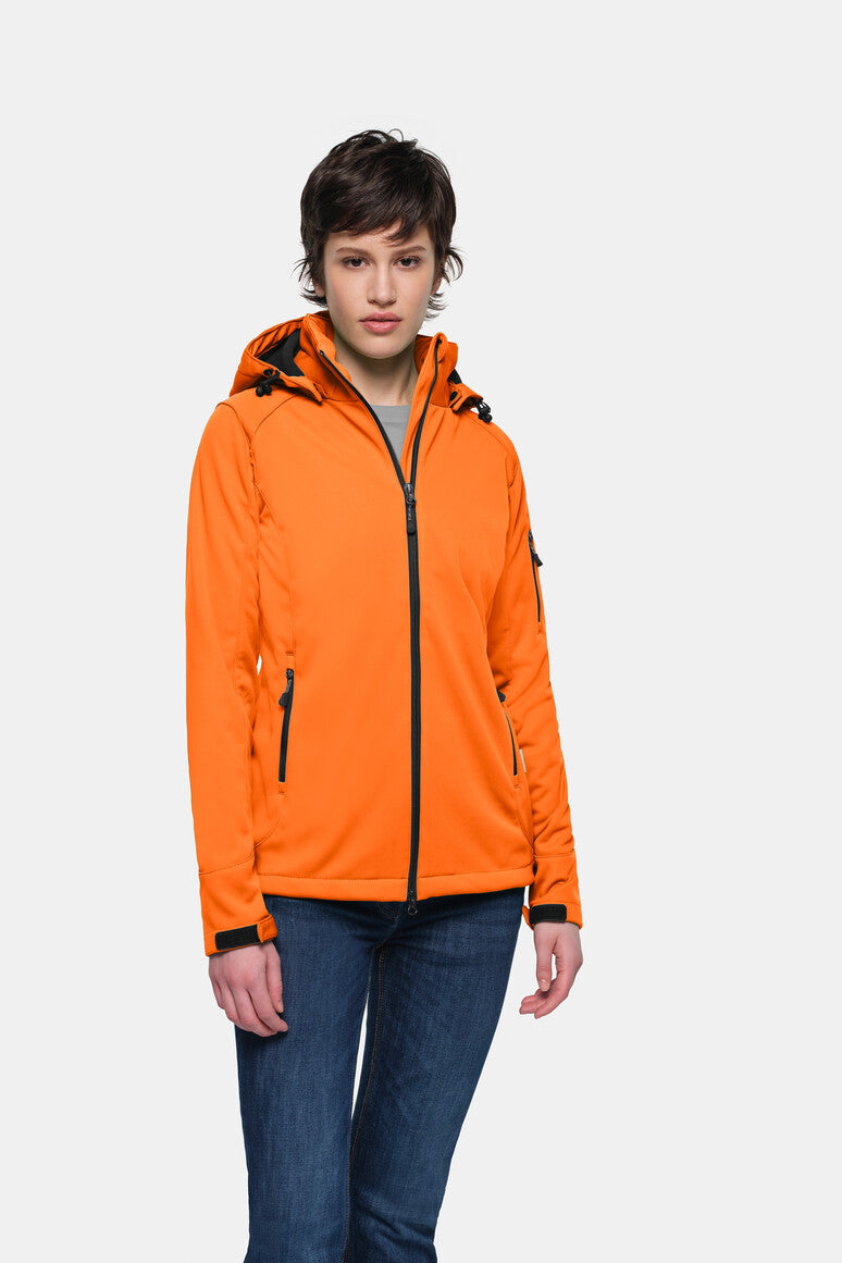 HAKRO Damen Softshelljacke - Orange - 5