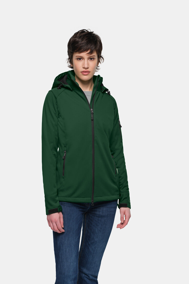 HAKRO Damen Softshelljacke - Tanne - 5