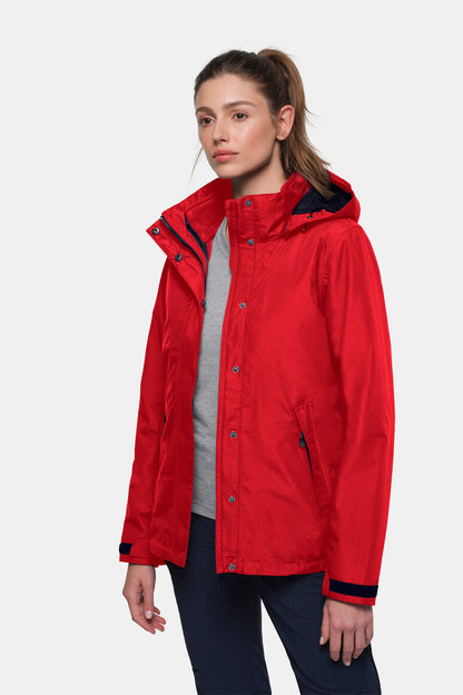 HAKRO Damen 3-in-1 Activejacke - Rot - 5