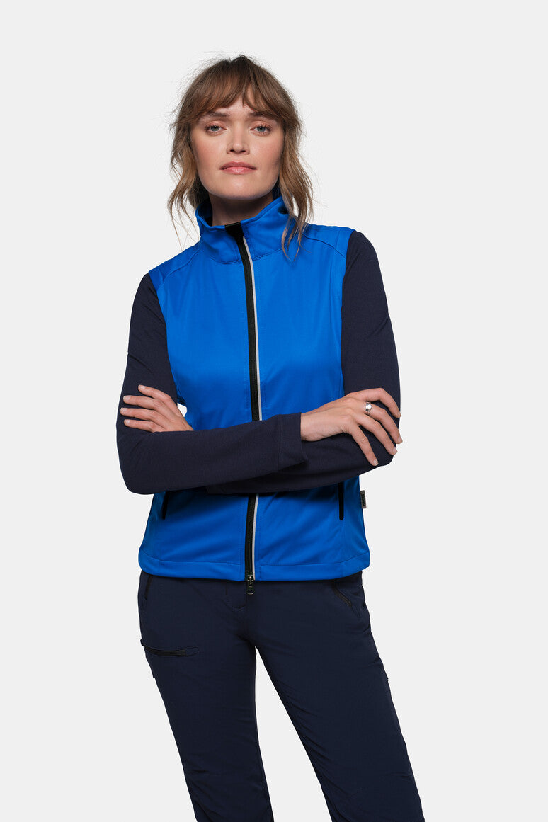 HAKRO Damen Light-Softshellweste - Royalblau - 5