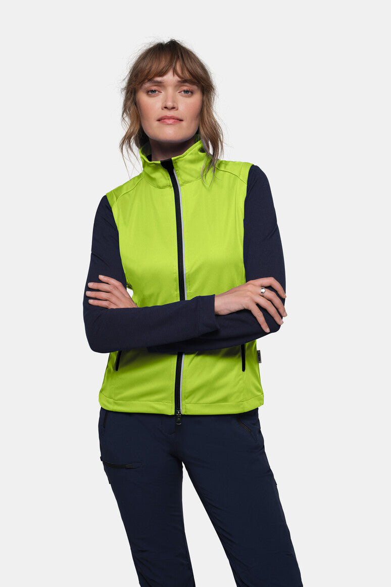 HAKRO Damen Light-Softshellweste - Kiwi - 5