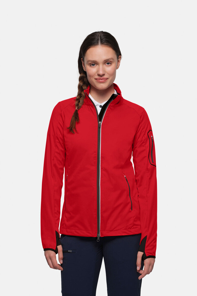 HAKRO Damen Light-Softshelljacke - Rot - 5