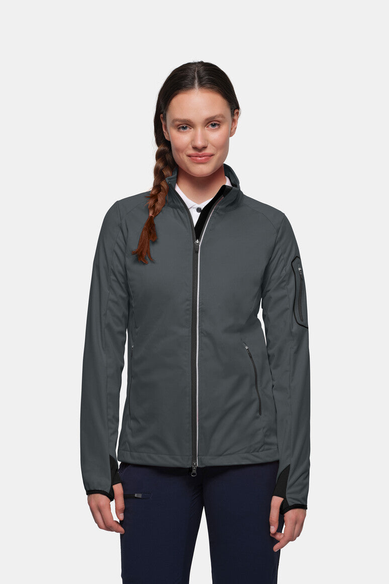 HAKRO Damen Light-Softshelljacke - Anthrazit - 5