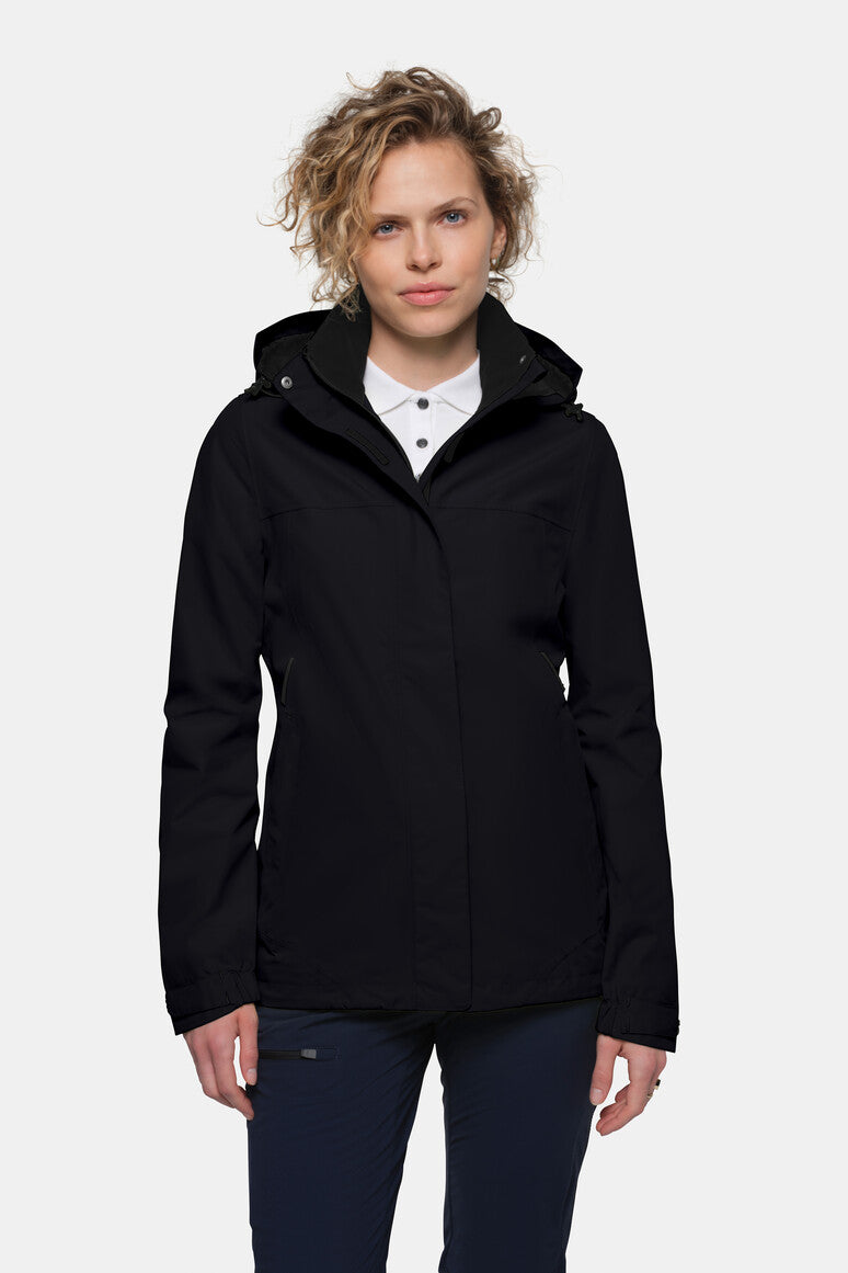 HAKRO Damen Regenjacke - Schwarz - 5