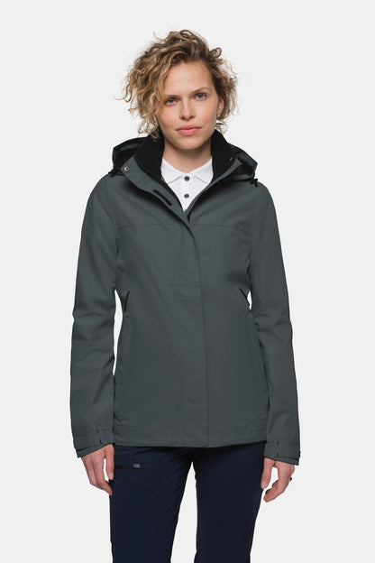 HAKRO Damen Regenjacke - Anthrazit - 5