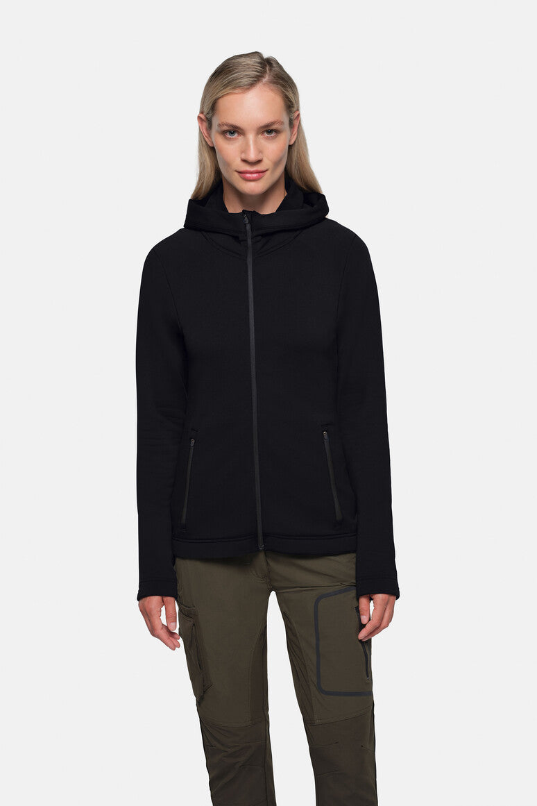 HAKRO Damen Kapuzen-Tecjacke ECO - Schwarz - 5
