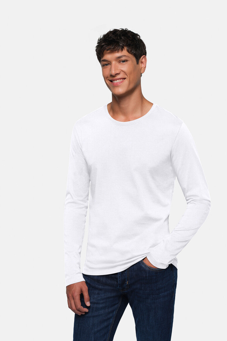 HAKRO Longsleeve Heavy - Weiß - 5