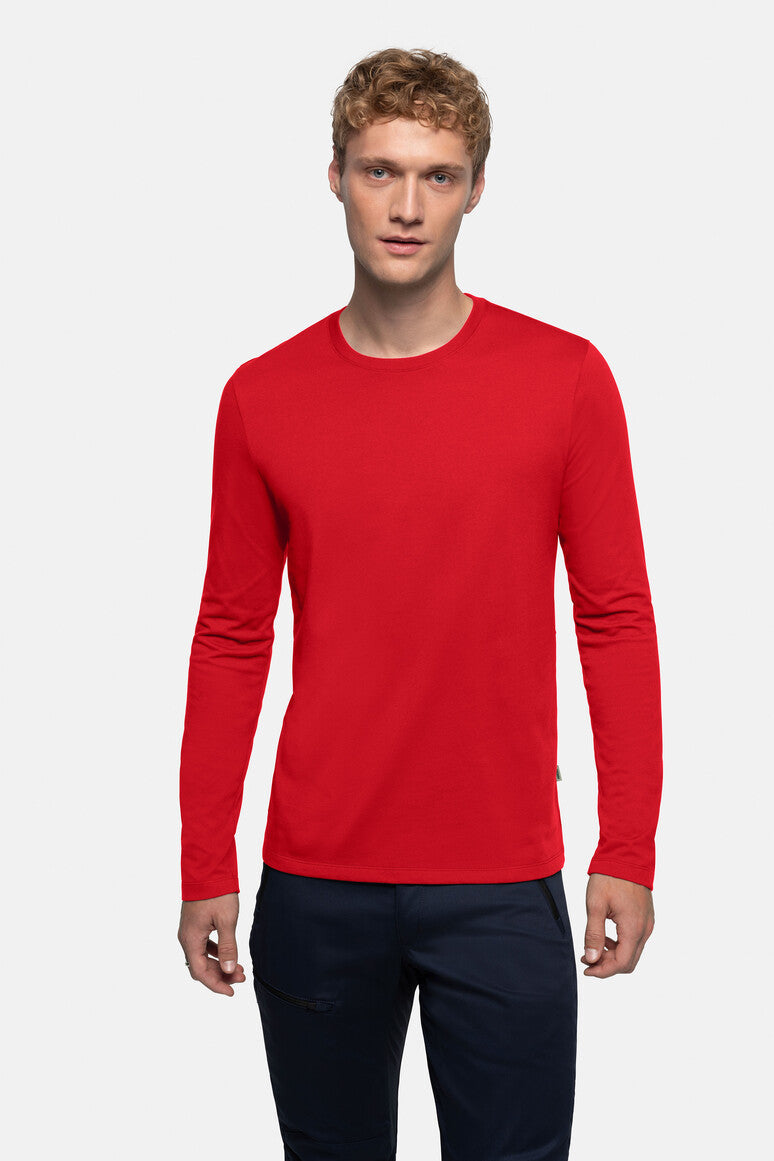 HAKRO Longsleeve MIKRALINAR® - Rot - 5