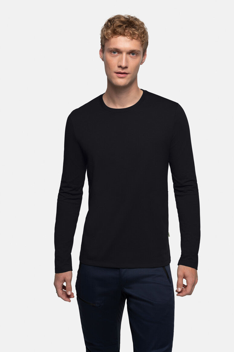 HAKRO Longsleeve MIKRALINAR® - Schwarz - 5