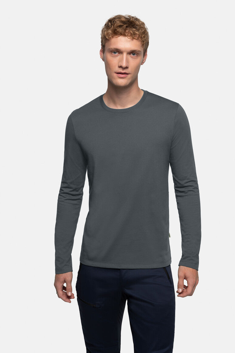 HAKRO Longsleeve MIKRALINAR® - Anthrazit - 5