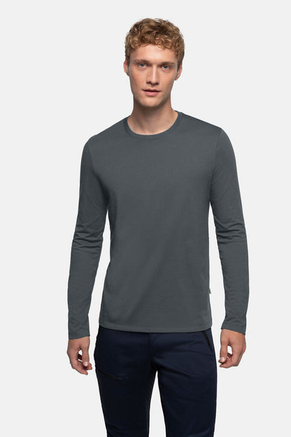 HAKRO Longsleeve MIKRALINAR® - Anthrazit - 5