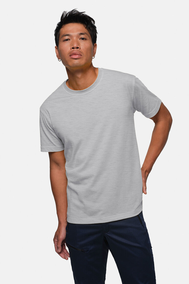 HAKRO T-Shirt MIKRALINAR® - Grau meliert - 5