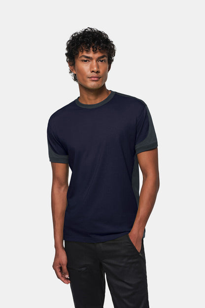 HAKRO T-Shirt Contrast MIKRALINAR® - Tinte/anthrazit - 5