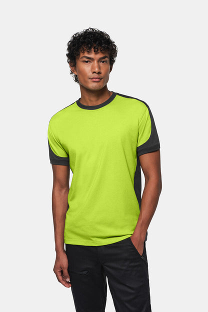HAKRO T-Shirt Contrast MIKRALINAR® - Kiwi/anthrazit - 5
