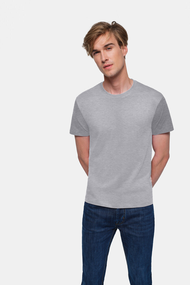 HAKRO T-Shirt Classic - Grau meliert - 5