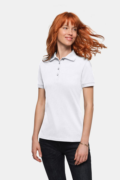 HAKRO Damen Poloshirt Bio-Baumwolle - Weiß - 5