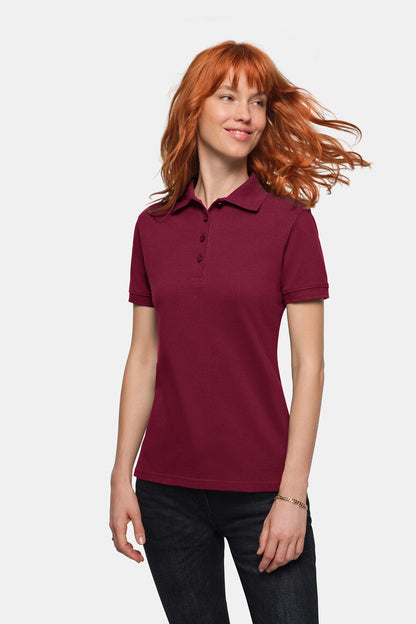 HAKRO Damen Poloshirt Bio-Baumwolle - Weinrot - 5