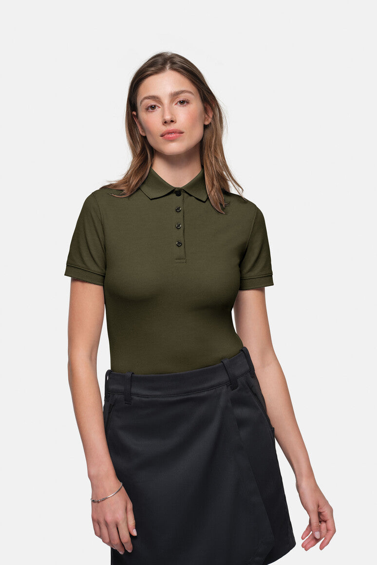 HAKRO Damen Poloshirt MIKRALINAR® ECO - Olive - 5