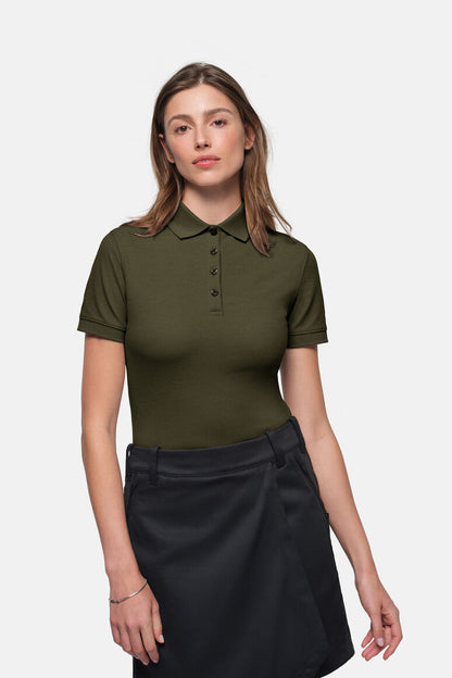 HAKRO Damen Poloshirt MIKRALINAR® ECO - Olive - 5