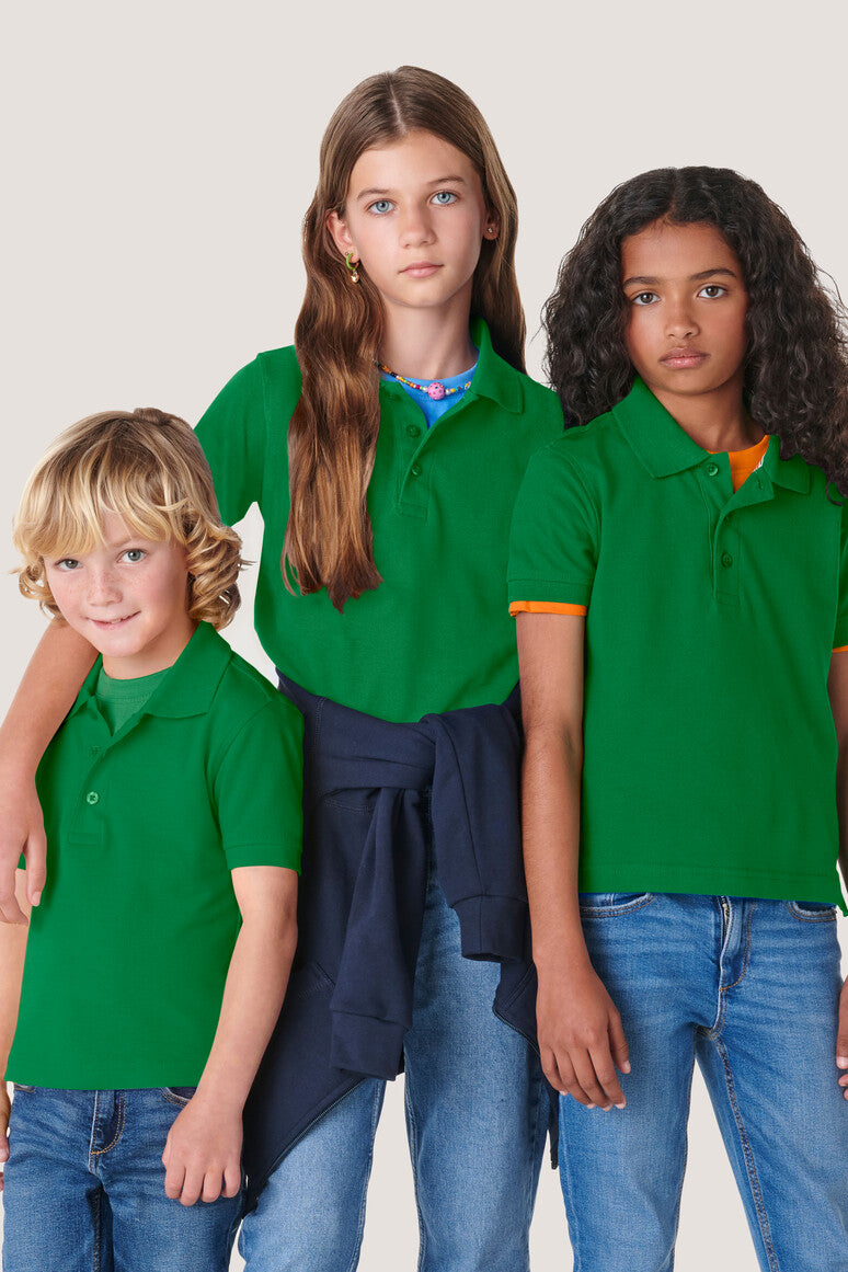 HAKRO Kinder Poloshirt Classic - Kellygrün - 5