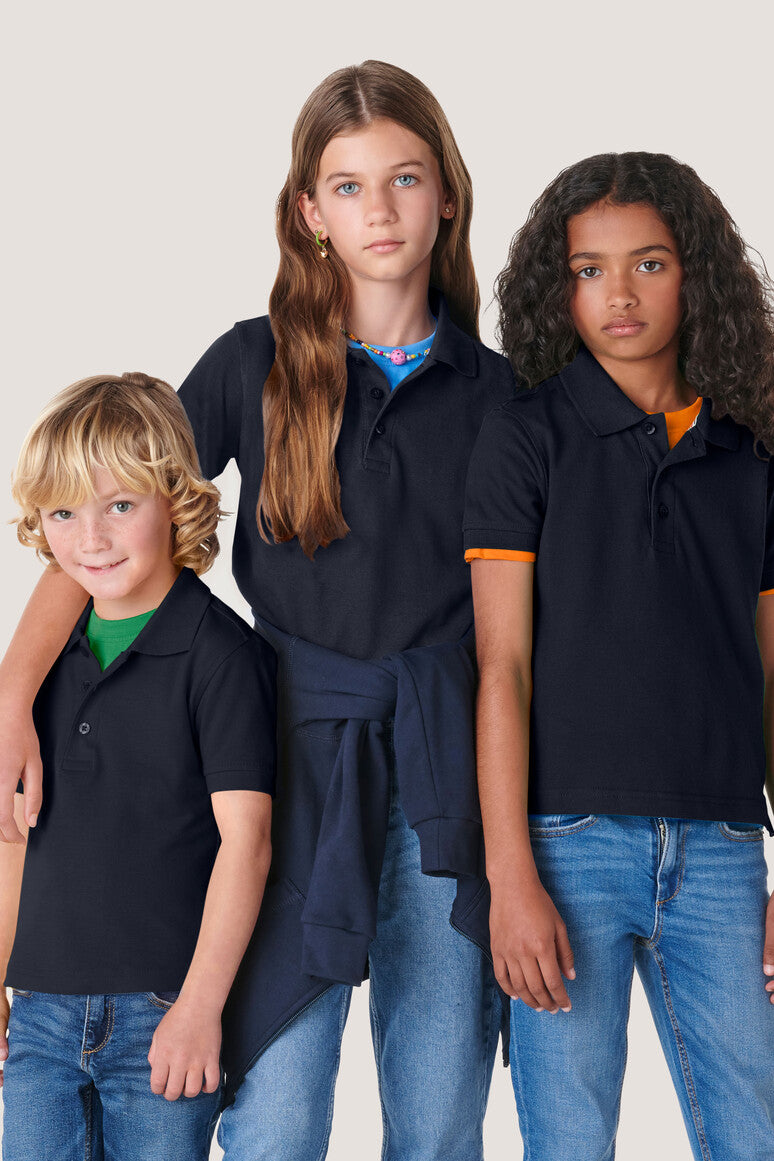 HAKRO Kinder Poloshirt Classic - Tinte - 5