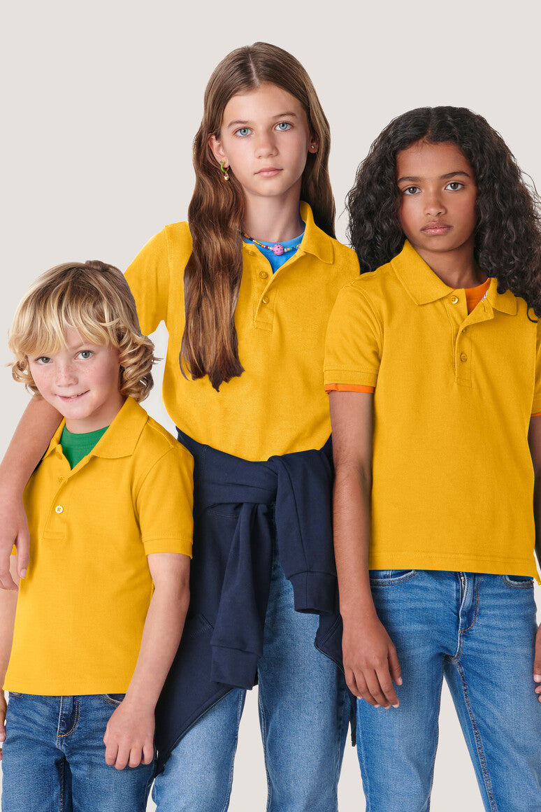 HAKRO Kinder Poloshirt Classic - Sonne - 5