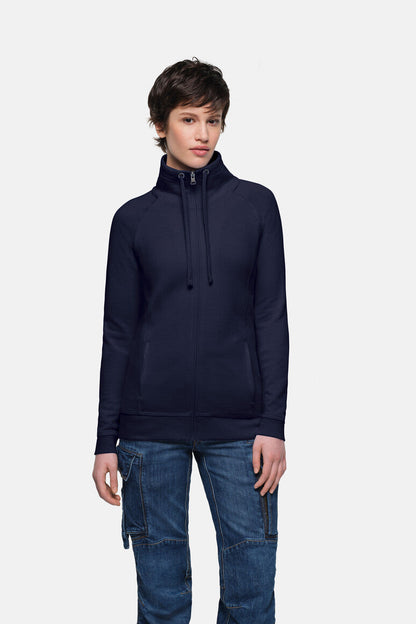 HAKRO Damen Sweatjacke Premium - Tinte - 5