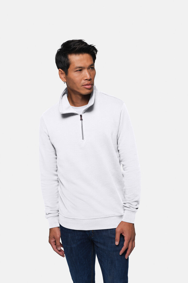 HAKRO Zip-Sweatshirt Premium - Weiß - 5