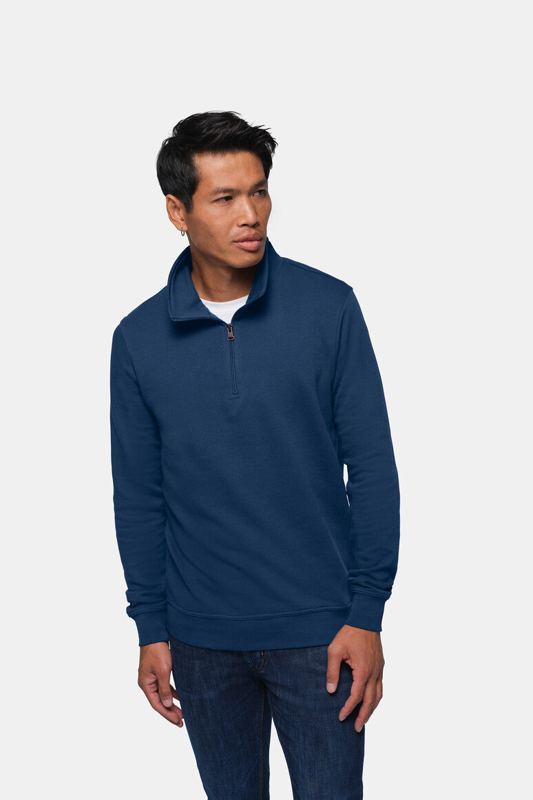 HAKRO Zip-Sweatshirt Premium - Marine - 5