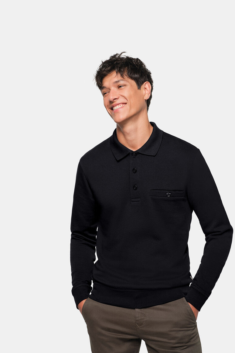 HAKRO Pocket-Sweatshirt Premium - Schwarz - 5