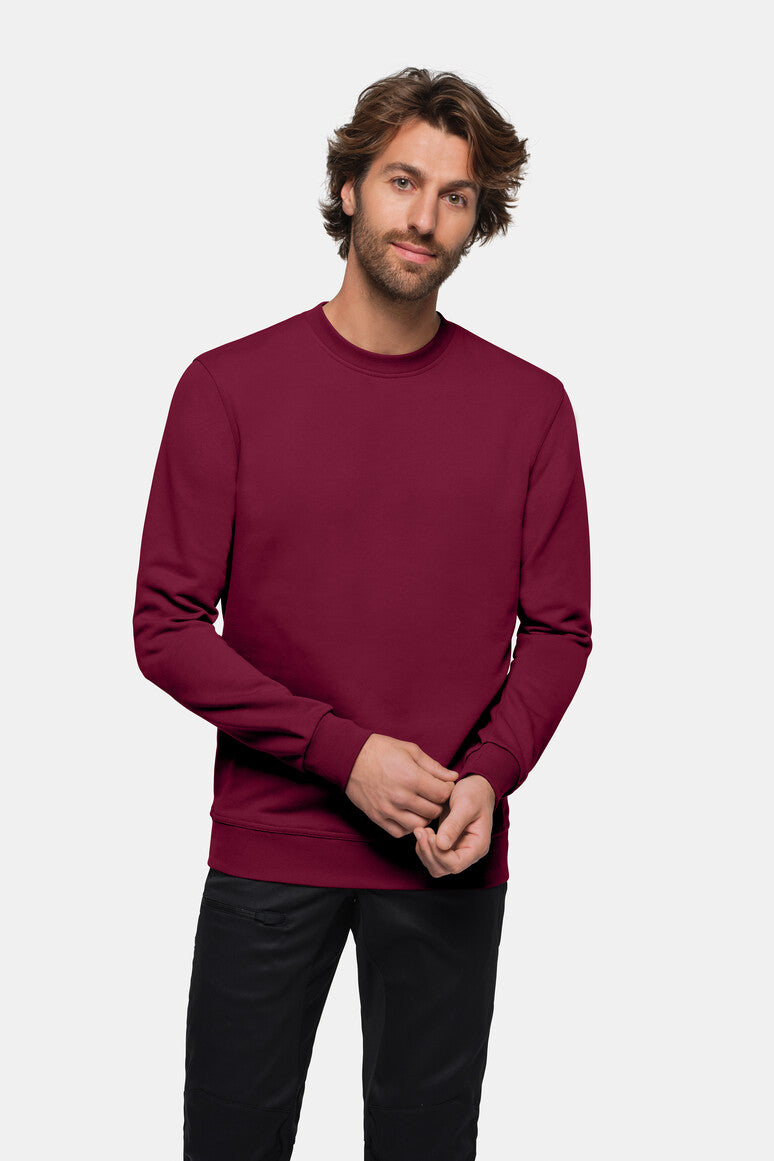 HAKRO Sweatshirt MIKRALINAR® - Weinrot - 5